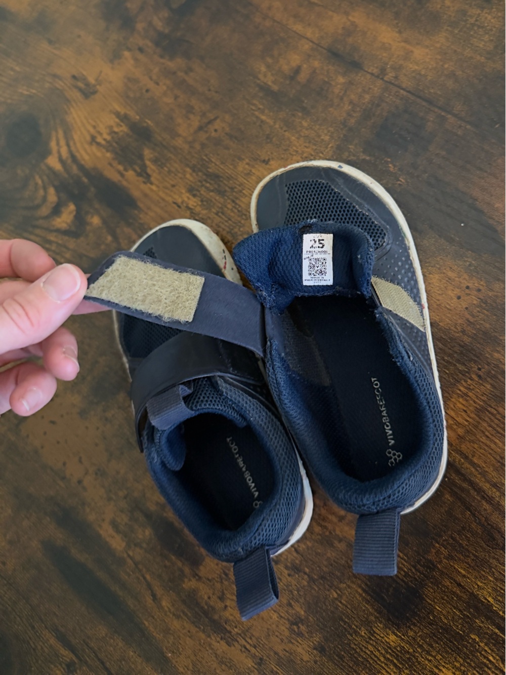 Navy blue Vivo Barefoot kids shoes EU25/US8-9 - Picture 5 of 5